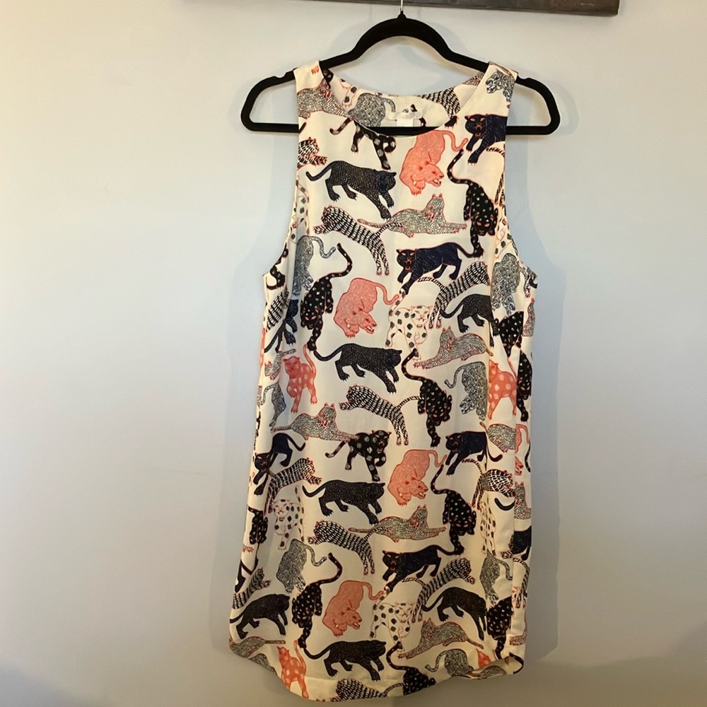 Amazing leopard print shift dress (10)